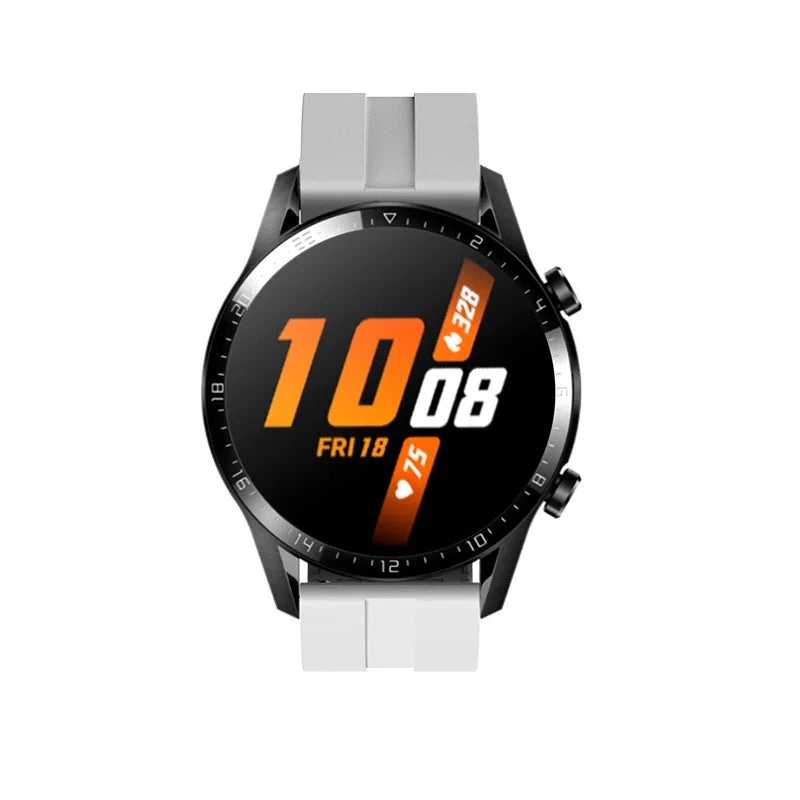 20mm 22mm watch band for Samsung Galaxy watch 6/5/pro/4/6 classic/Active 2 Silicone Sport bracelet huawei gt 4-3-pro-2-2e strap