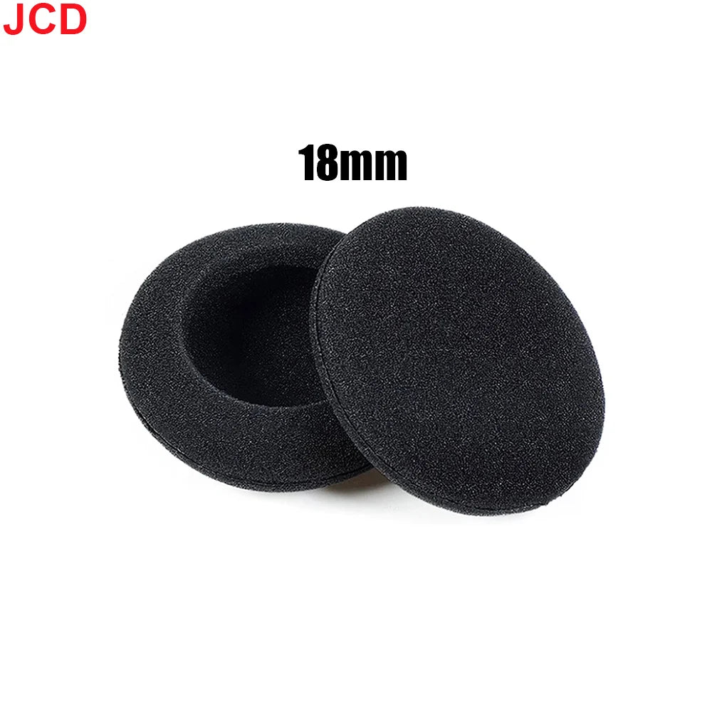 10pc Thickened Foam Ear Pads For Headphones Sponge Replacement Cushions Covers Earphones Case 35mm 40mm 50mm 55mm 60mm 70mm 75mm