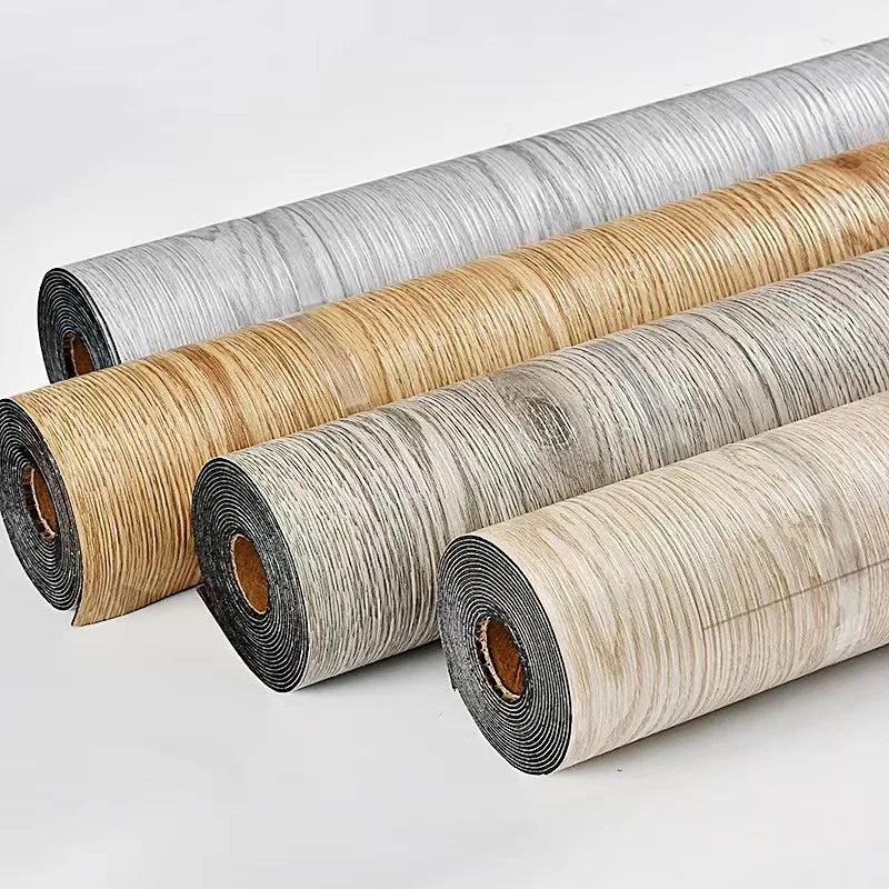 Vinyl Flooring Roll 15.7"W X 118"L/ 12.9 Sq.Ft, Peel and Stick Wall Tiles Vinyl Plank Flooring for Any Room, Easy DIY