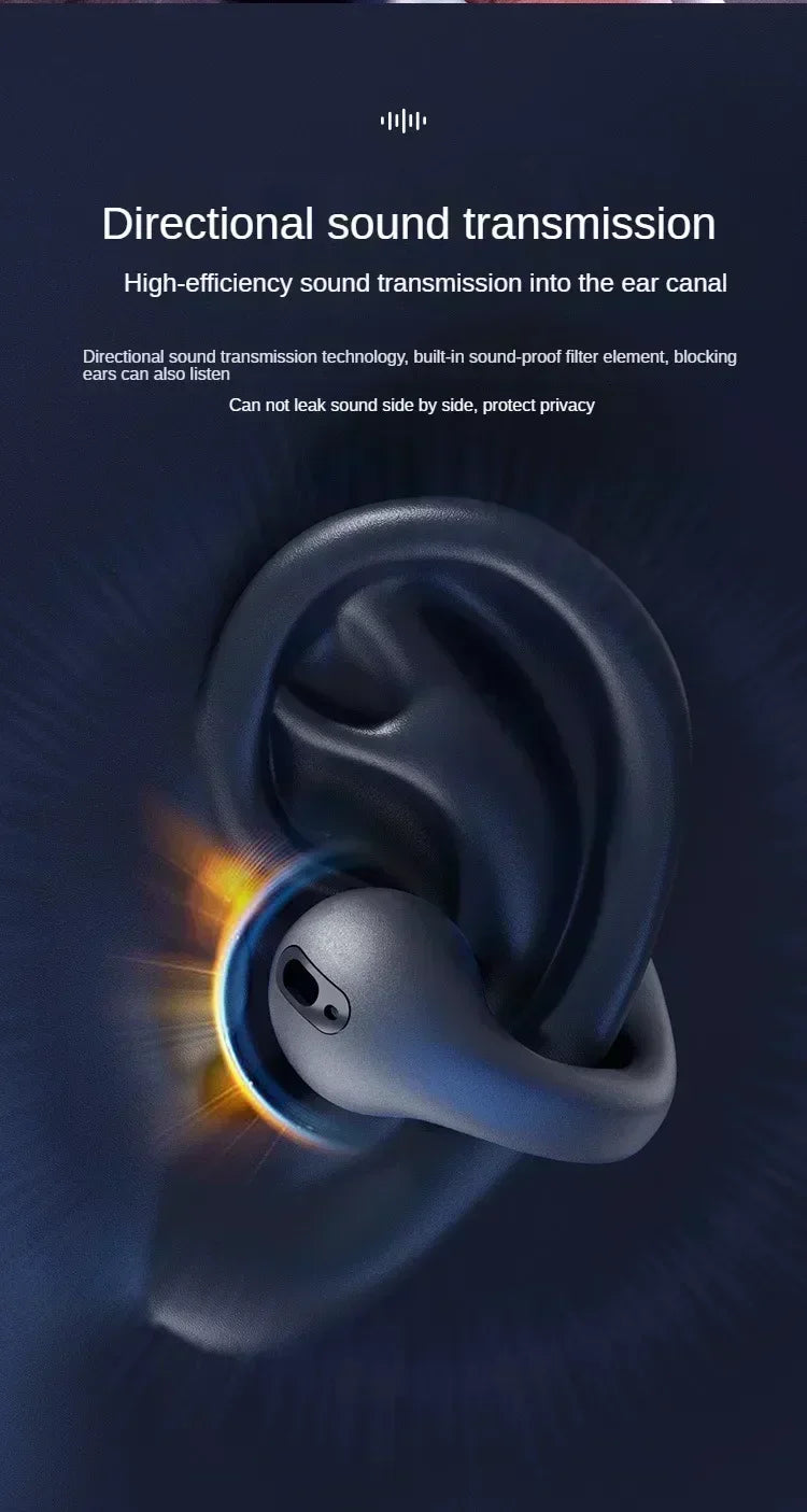 Brand new original T75 bone conduction wireless Bluetooth 5.3 headphones sports HiFi sound quality headphones