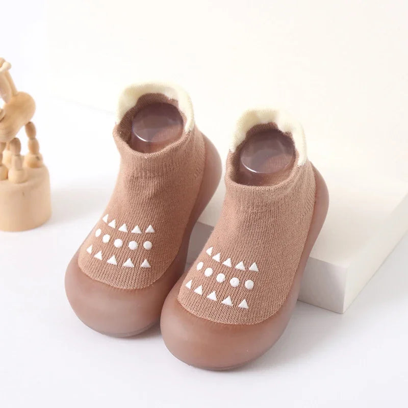 Baby Socks Shoes Infant Cute Cartoon Kids Boy Shoes Soft Rubber Sole Child Floor Sneaker BeBe Booties Toddler Girls First Walker
