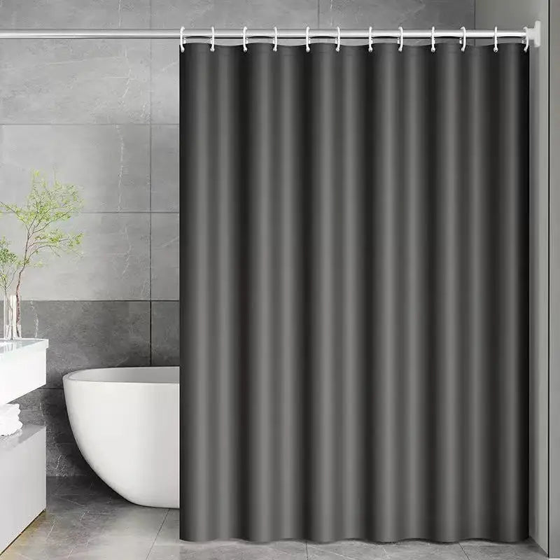 Premium PEVA Bath Curtain - Waterproof & Opaque Shower Liner with Metal Grommets, Silky Feel