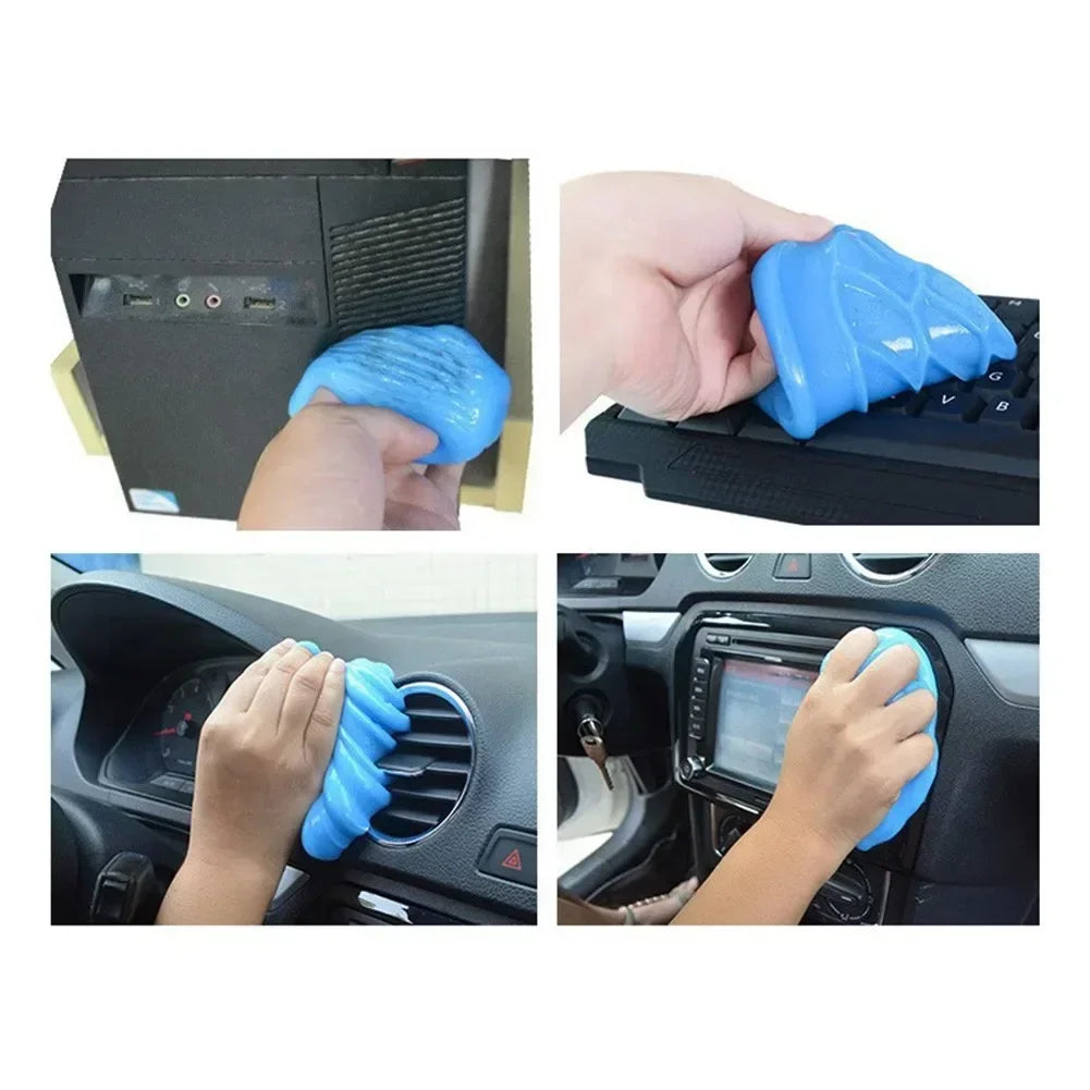 Super Dust Clean Clay Dust Keyboard Cleaner Slime Toys Cleaning Gel Car Gel Mud Putty Kit USB for Laptop Cleanser Glue Cars Part