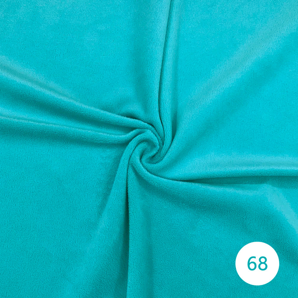 1.5mm Super Soft Short Plush Fabric Thick Crystal Super Soft Flannel Plush Toy Handmade Diy Fabric 45x50cm