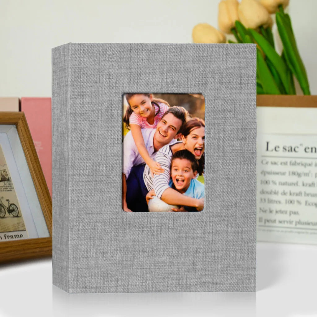 7-inch 100-piece Photo Album Bookshelf Album Fabric Cover Album Suitable For Storing Family Anniversary And Wedding Photos