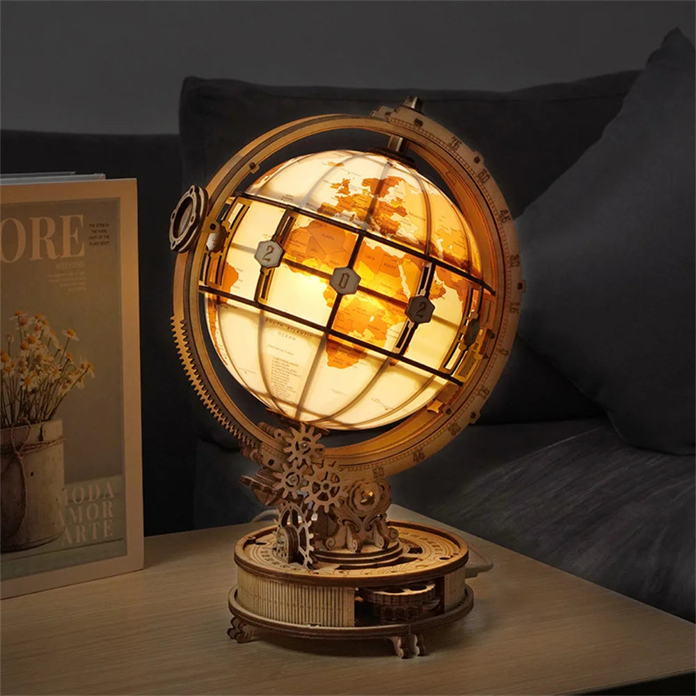 ROKR Curious Discovery Series 3D Wooden Puzzle Games Assembly Telescope Orrery Model Buliding Kits Toys Gift ST