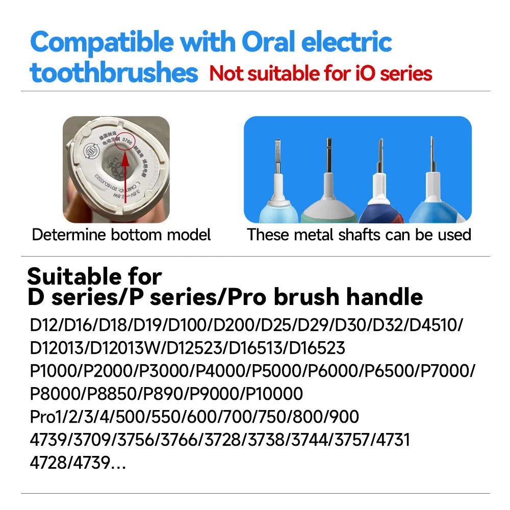 Electric Toothbrush Replacement Brush Heads for Oral  Basic Cleaning B toothbrush nozzle BristlesD100 D25 D30 D32 4739 3709 3744