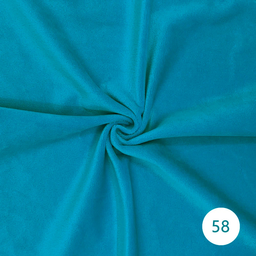 1.5mm Super Soft Short Plush Fabric Thick Crystal Super Soft Flannel Plush Toy Handmade Diy Fabric 45x50cm
