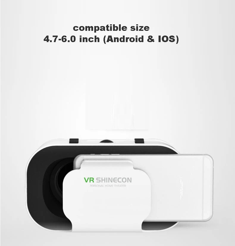 3D Virtual Reality VR Glasses For Phone Mobile Smartphones 7 Inch Headset Helmet Game Wirth Real Viar Goggles Cell Device Lenses