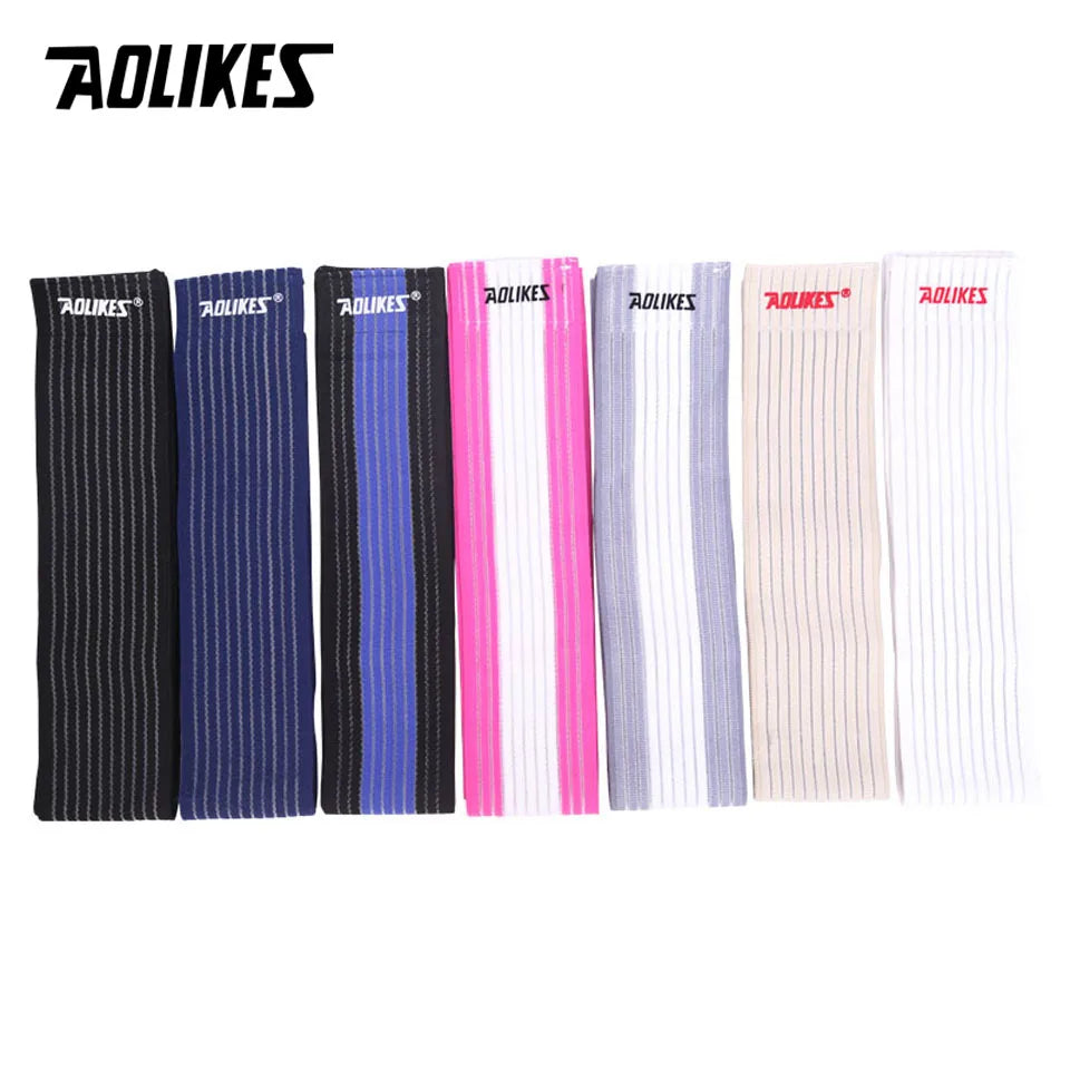 AOLIKES Professional Sports Strain Wraps Bandages Elastic Ankle Support Pad Protection Ankle Bandage Guard Gym Protection