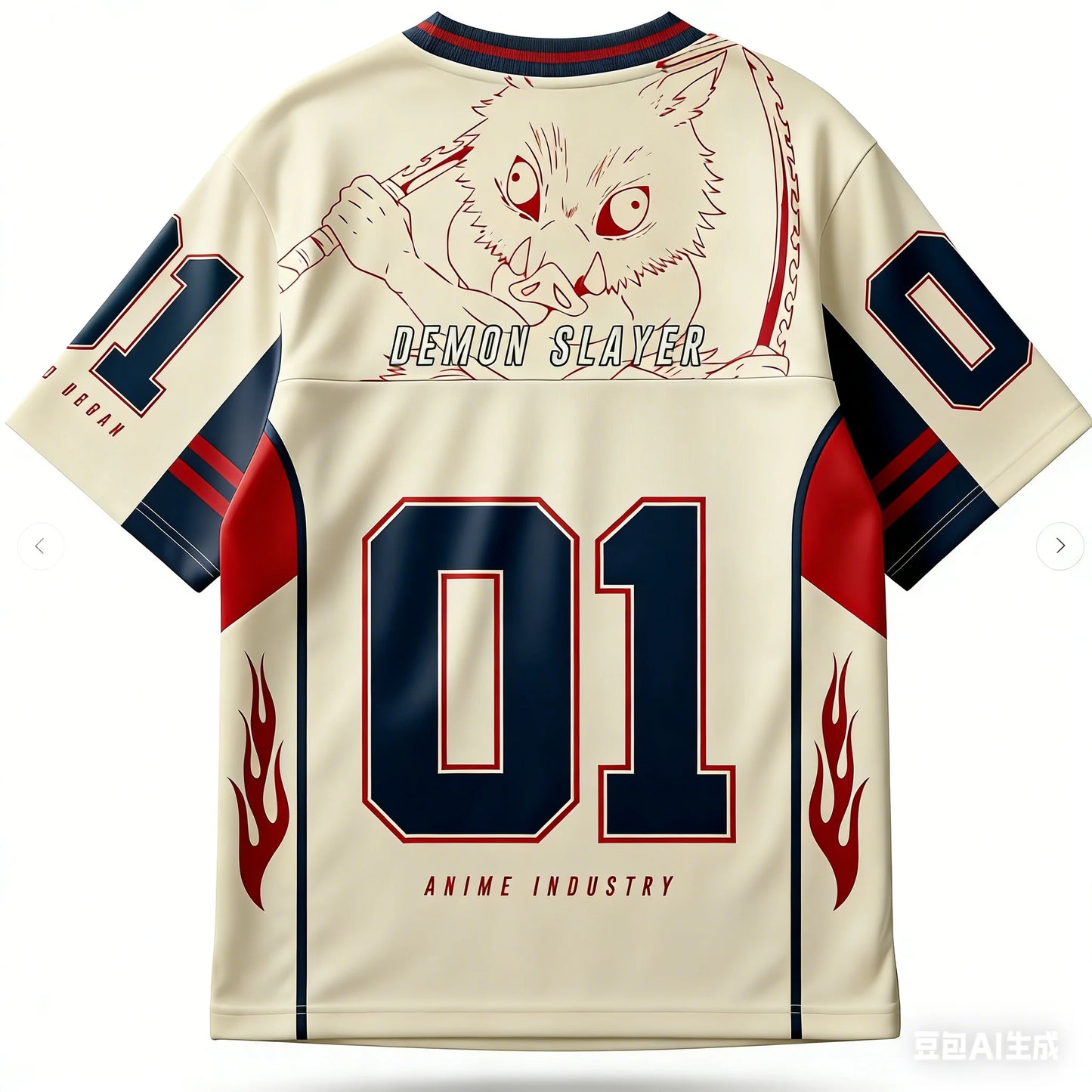 Demon Slayer Adult and Kids American-Style Jersey T-Shirt, Multi-Character 3D Print Trendy Anime Short Sleeve, Shorts Friend