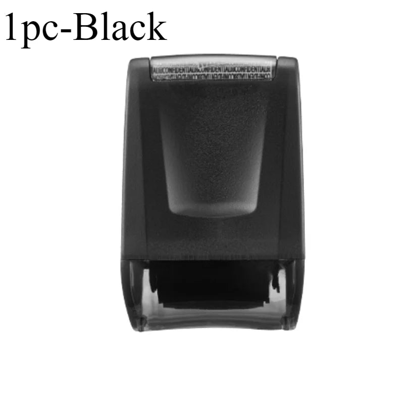 Stamp Roller Anti-Theft Protection ID Seal Smear Privacy Confidential Data Guard Information Data Identity Address Blocker