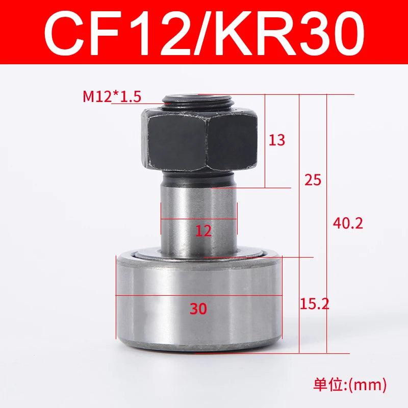 Cam Needle Roller Bearing Bolt Type CF3 CF4 CF5 CF6 CF8 CF10 CF12 CF16-CF30 KR10 KR12 KR13KR16-KR90 Wheel And Pin Bearing