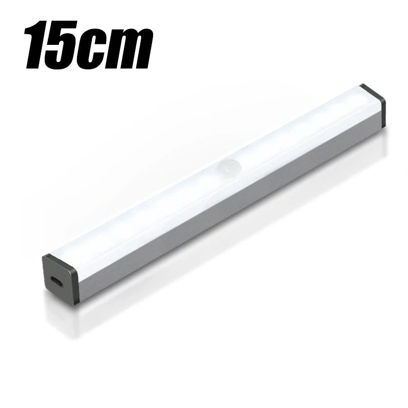 SEAMETAL Car Sensor Light for Floor Trunk Hood USB Rechargeable Automatic Induction Light Bar Magnetic Maual/Sensing Mode Lamp