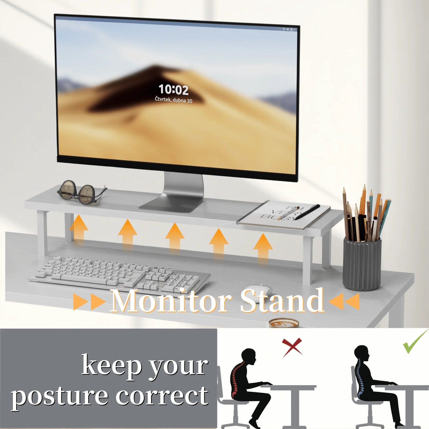 Reversible Computer Desk with LED Lights and Drawer, L Shaped Corner Gaming Desk with Storage Shelves & Bag, Desk Shelf for