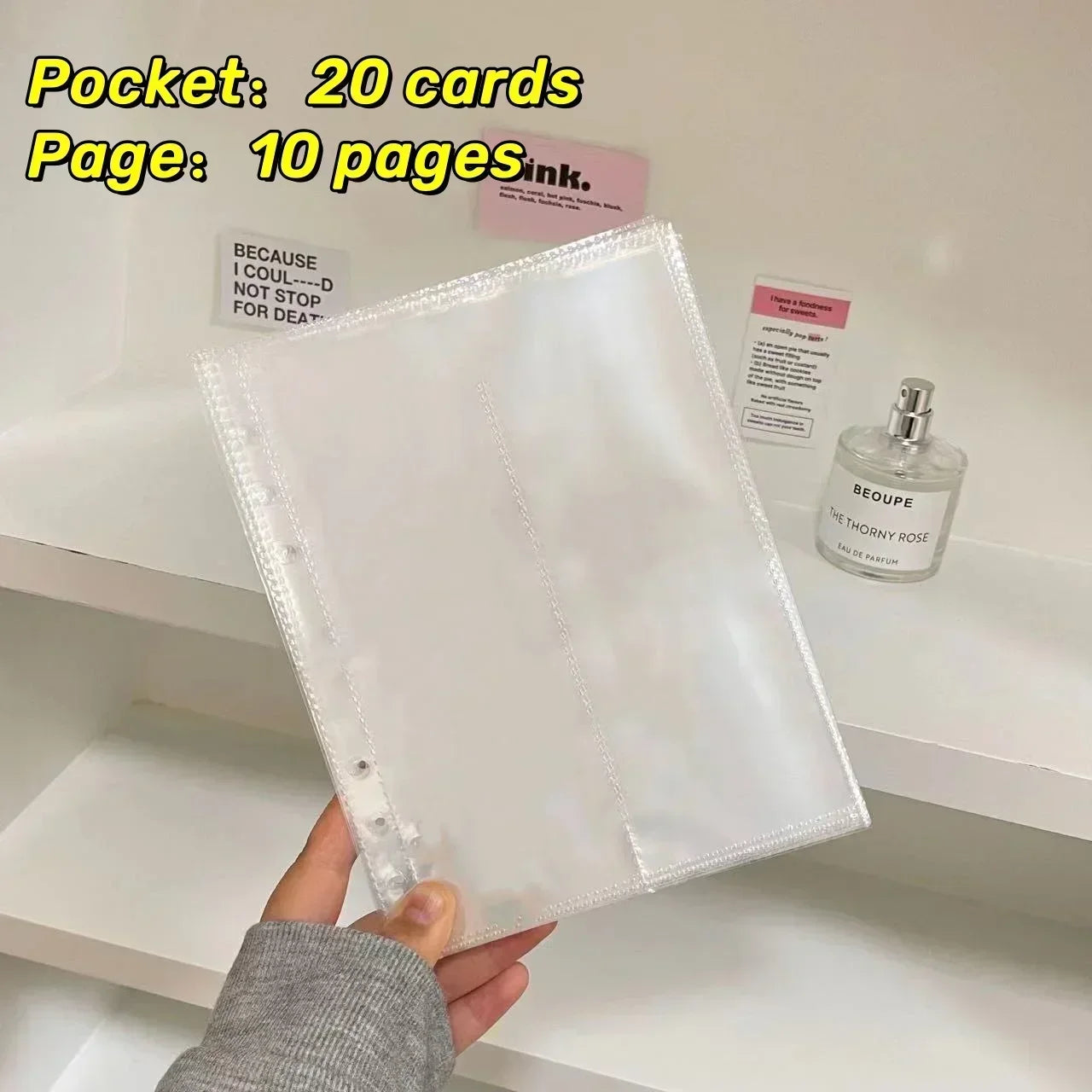A5 Binder Photocards Cover Kpop Loose-leaf Collect Book Photo Cards Album Storage Book Stationery Birthday Gifts 포토카드 바인더