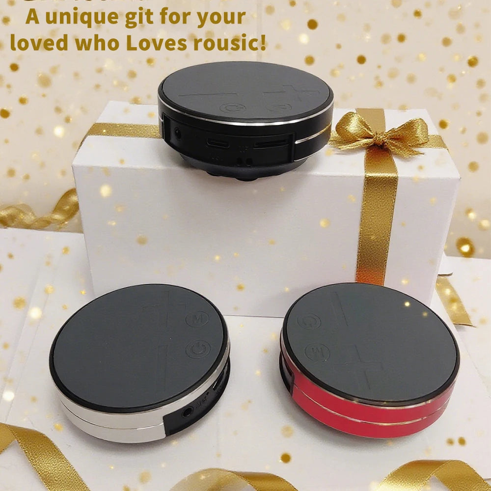 Bone Conduction Desktop Wireless Speaker with suction cups for secure attachment. Wireless TWS speaker, compatible with lanyard
