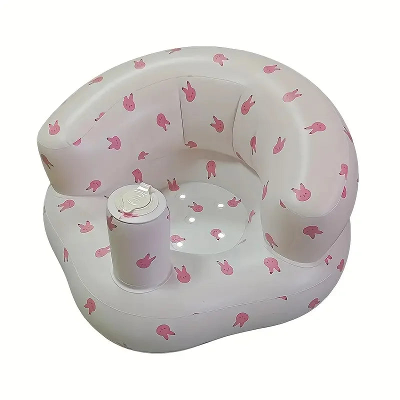 Children Inflatable Sofa,Inflatable Baby Sofa for Babies 3 Months & Up,Baby Seats for Infants, Blow Up with Built in Air Pump