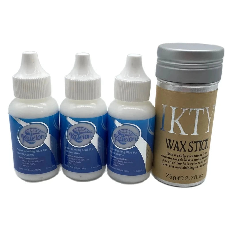 New arrival 1 bottle 1.3 Oz 38 ml Katelon super adhesive glue wig bonding glue for lace wig and toupee