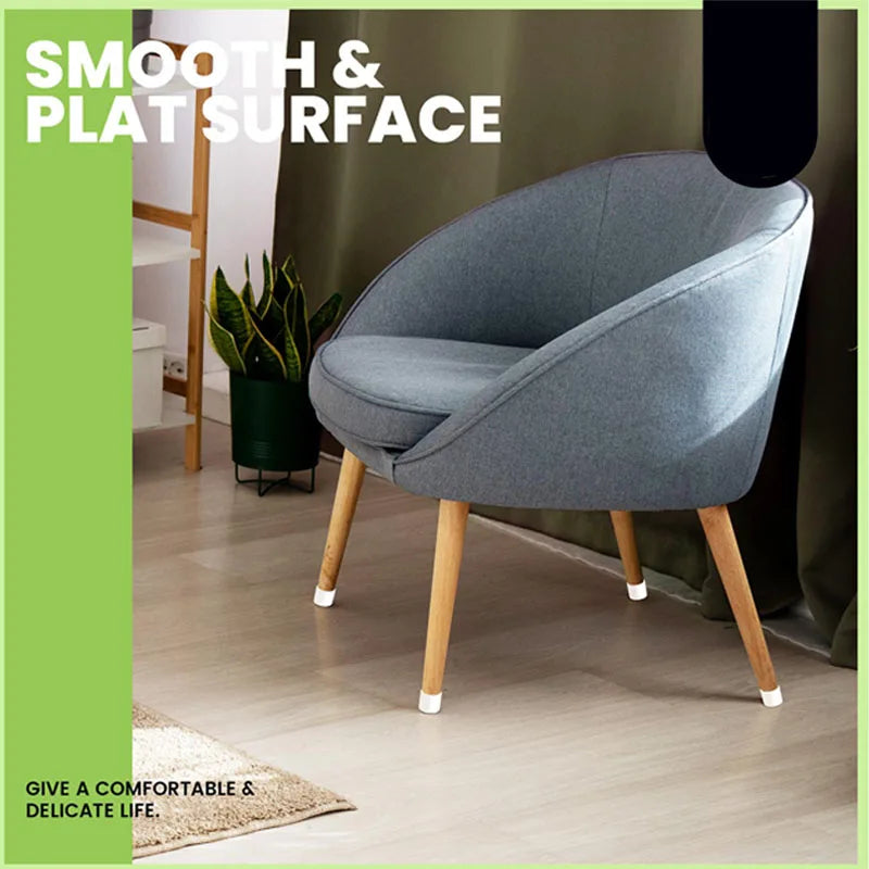 Round Rubber PVC Furniture Leg Caps 10mm/0.39in-50mm/1.97in White  Seal Stopper Pipe Covers Furniture Sofa Leg Pads Non-slip