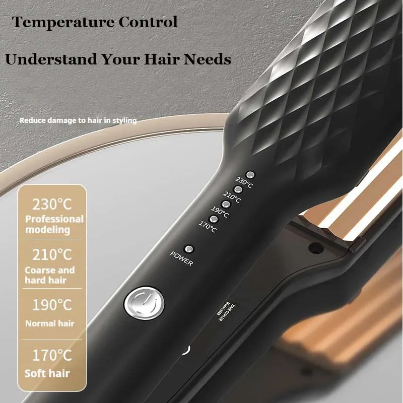 Hair Iron 3D Hair Crimper Professional Volumizing Curling Iron Corn Perm Fluffy Splint Flat Iron Hair Styling Tools