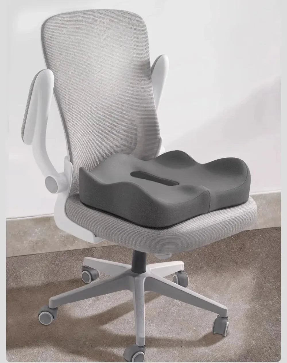 New Tailbone Sciatica Back Pain Relief Comfort Office Chair Car Seat Cushion Non-Slip Orthopedic Memory Foam Coccyx Cushion