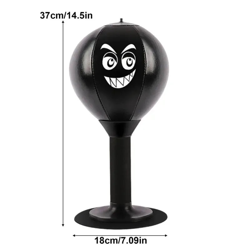 Stress Reliever for Children Punching Bag Toy with Suction Cup Stress Buster Desk Boxing Punch Ball Reduce Tension Toys