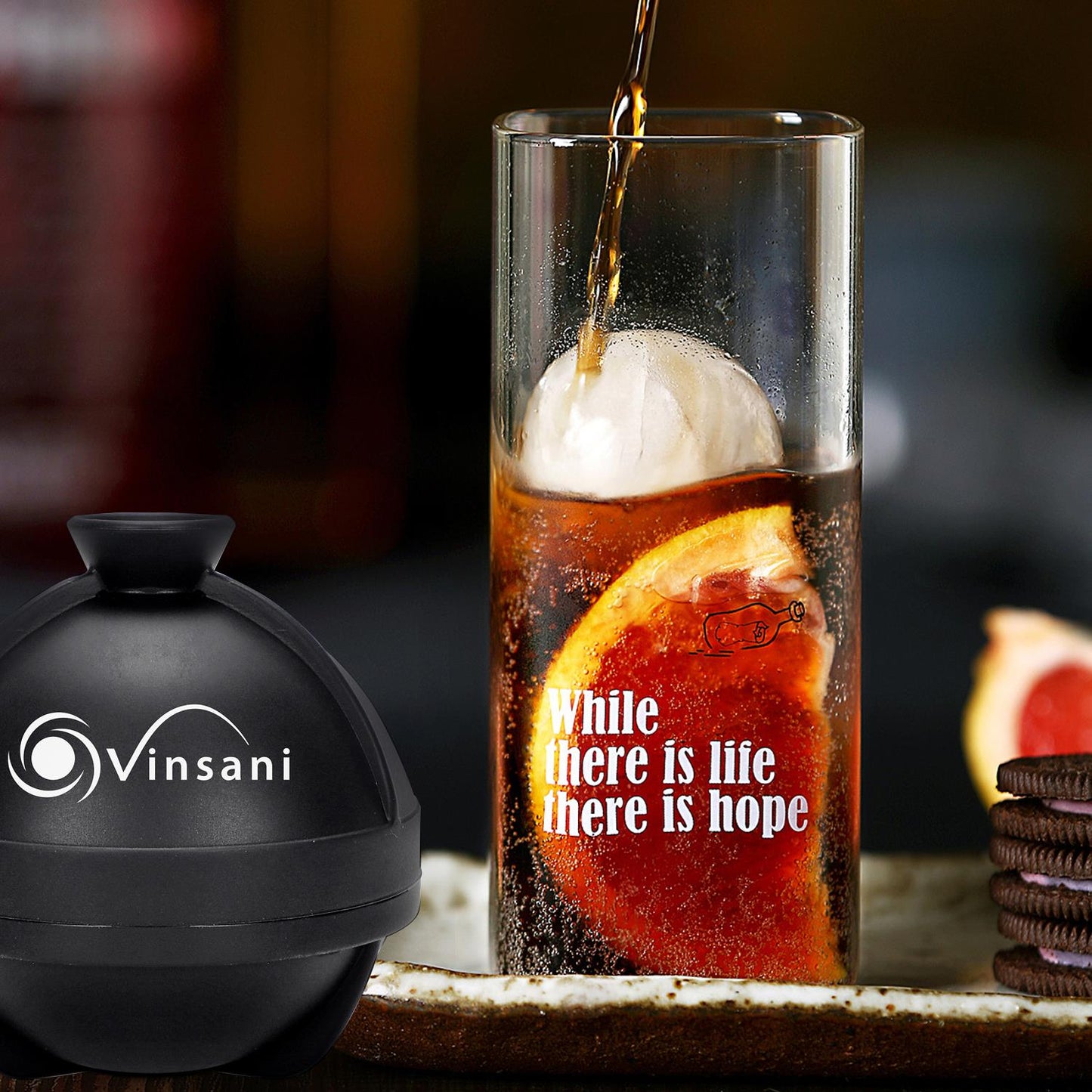 VINSANI 2 PACK ICE BALL MOULD 0000359