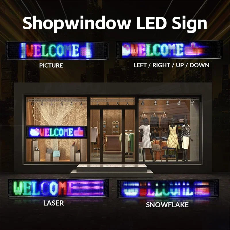 Car Devil Eyes Light Led Soft Screen DIY Colorful Car Windshield Dynamic LED Smart Phone App Control Flexible Matrix Screen
