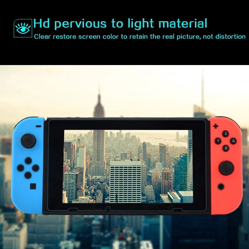 1/2/3PCS 9H Tempered Glass Screen Protector Compatible-Nintendo Switch OLED/ NS Hard Protector Film for Switch Lite Game Console