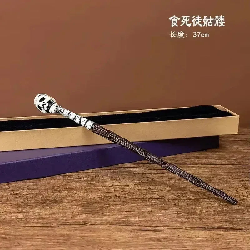 New Anime Cosplay Metal Core Magic Wand Harri Decoration Toy Accessories For Bacchetta Di Plastic Pottee Magic Stick