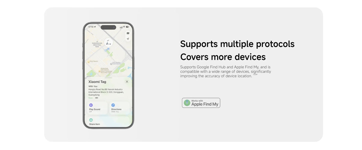 Xiaomi Tag Tracker Smart  Anti Lost Device Global Version Compatible Apple Find My and Google Android Find Hub Bluetooth 5.4