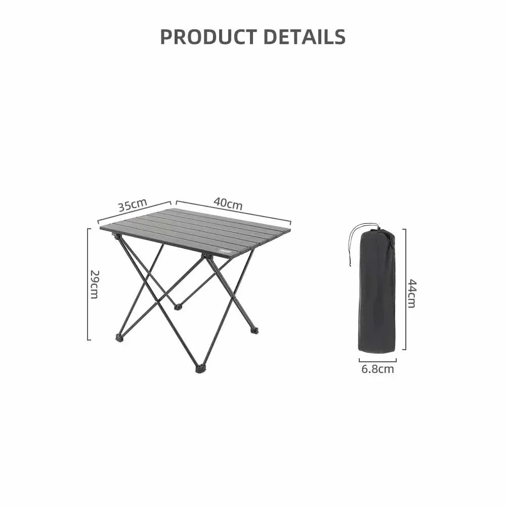 TARKA Ultralight Portable Folding Camping Table for Outdoor Picnic BBQ High Strength Aluminum Portable Desk