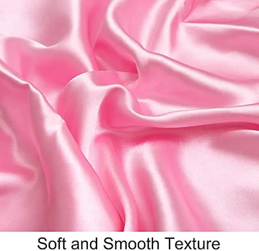 1 PC Silk Satin Toddler Pillowcase 35X50CM, Super Soft and Silky Cooling Travel PillowCases for Nursery, Kids, Boys Girls