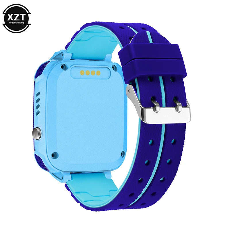 NEW Q12 Waterproof Children's Smart Watch Sim Card LBS Location Tracker Voice Chat Flashlight Children's Smart Phone Watch reloj