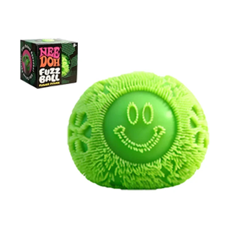 NeeDoh Fuzz Ball Series Desktop decompress Ornament Stress Relief Toys Squishy Toys for Under Pressure Fun Soft Stress Ball gift
