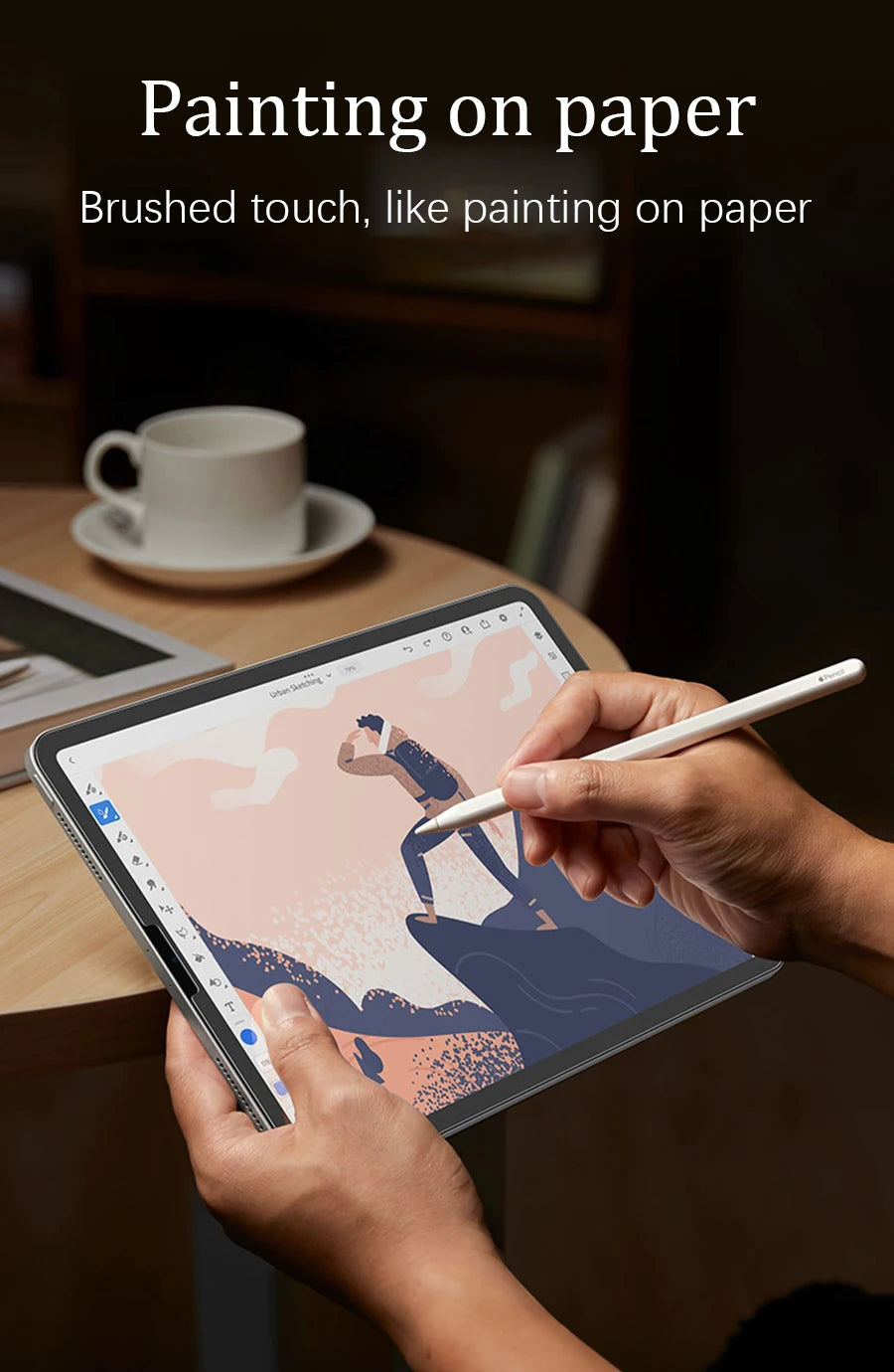 Matte Screen Protector For iPad A16 Pro 13 11th M4 M5 12.9 Air 11 M2 M3 5 4 3 10 9 9th 10th Generation Mini 6 7 Like Paper Film