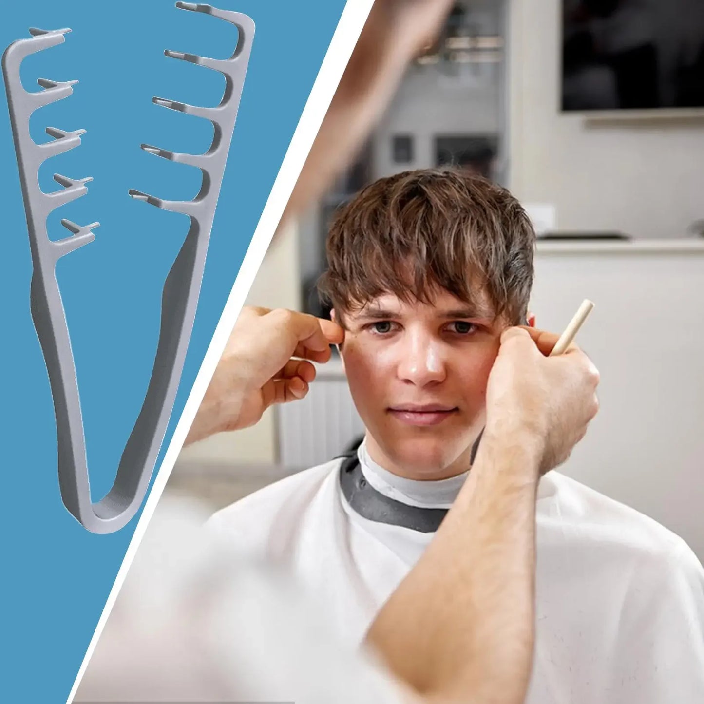 1/2/5Pcs Volumizing Wide-Tooth Hair Styling Comb Curling Tools Fluffy Texture For Men Ideal For All Hair Types Hairstyling Tools
