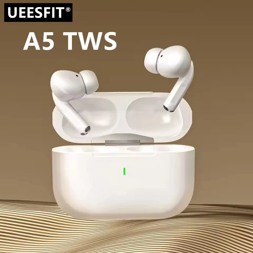 UEESFIT A5 TWS Wireless Bluetooth Earphones Headphones In Ear Earbuds Sports Gaming Headset Noise Cancelling Ear Buds with Mic
