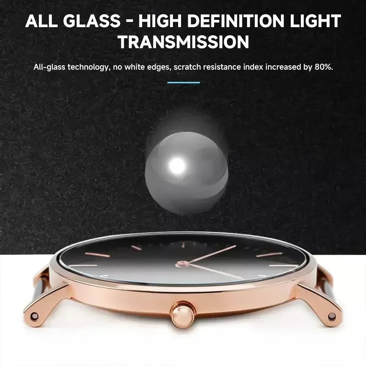1-5PCS 26-46mm Universal Tempered Glass Smartwatch Screen Protector Protective Film 28mm 30mm 32mm 38mm 40mm 41mm 42mm Diameter