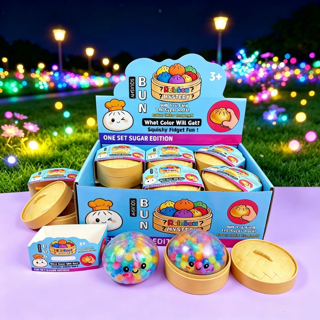 Assorted 100Pcs Surprise Blind Box Squishy Toys Slow Rebound Squeeze Fidget Stress Relief Birthday Party Favor Gifts