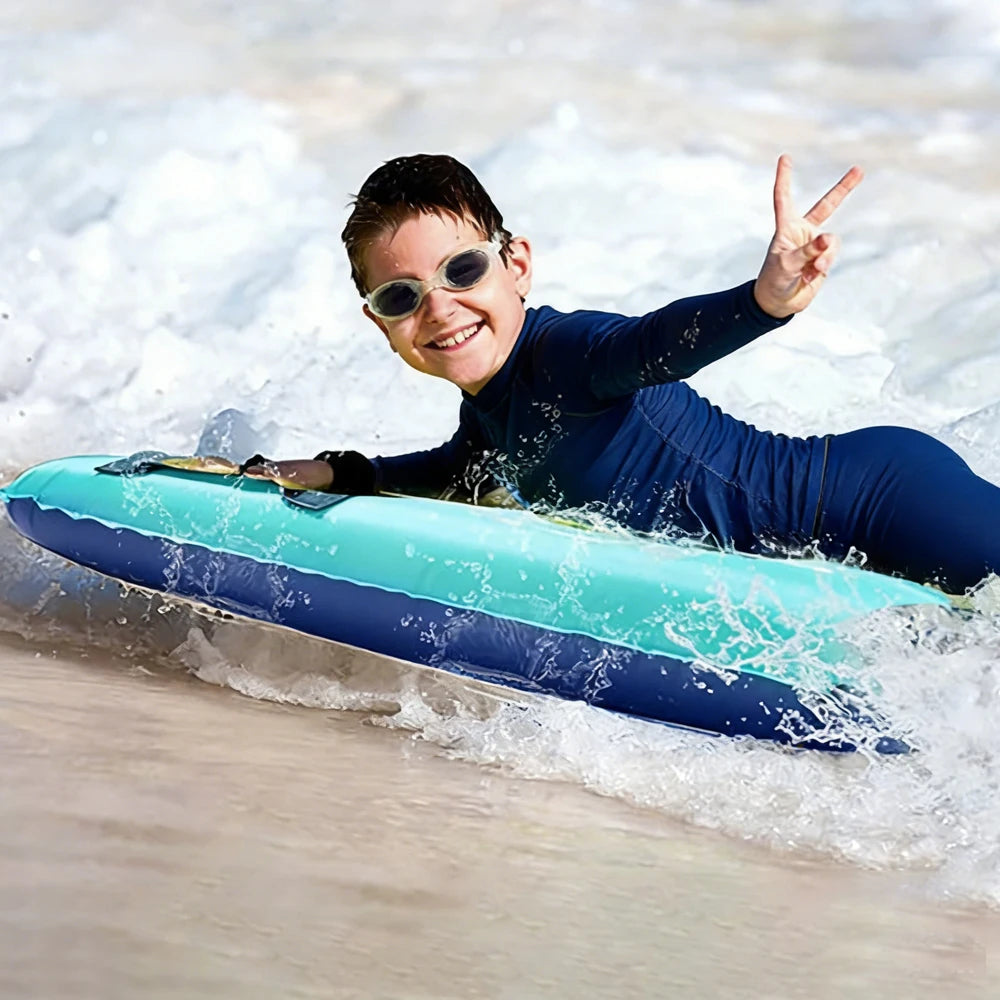 1pc Oxford Cloth Inflatable Bed Surfboard Swimming Floating Row