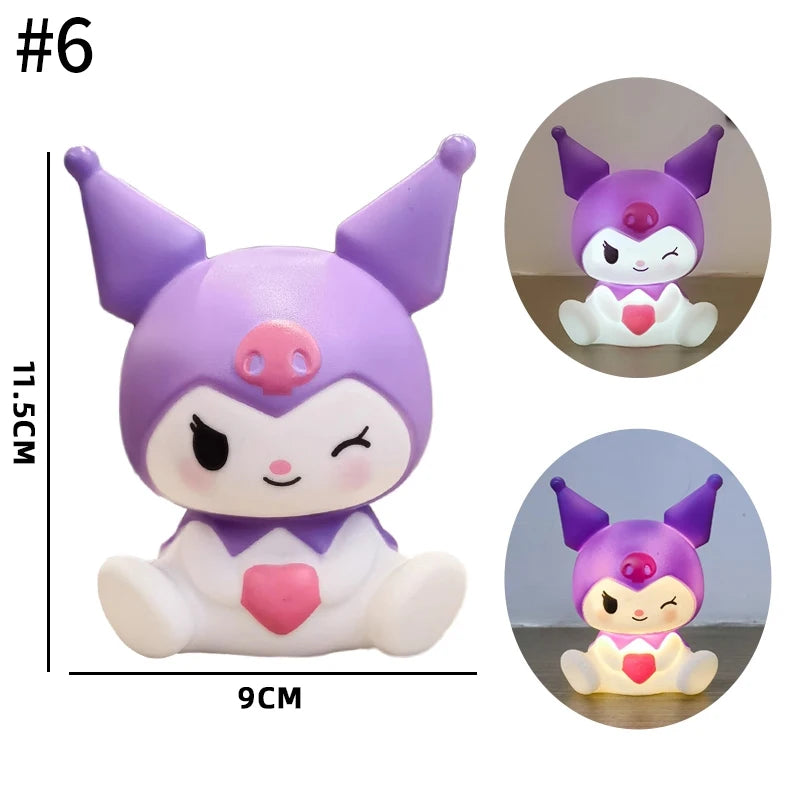Hello Kitty Night Light Cartoon Kitty Lamp Bedside Sleeping Reading Light Home Desktop Home Decorations Party Favors Gift