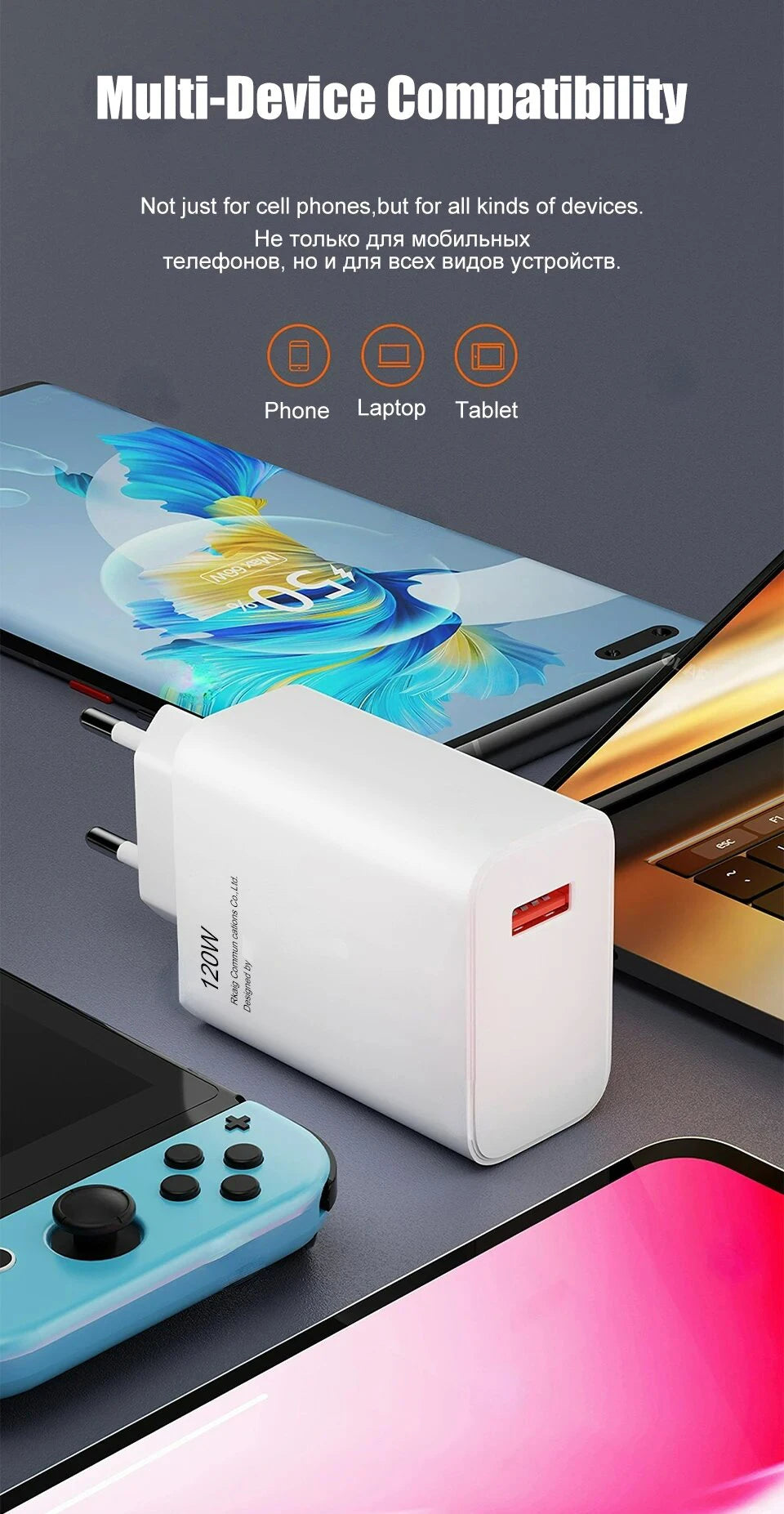 Original  Xiaomi 120W Charger Turbo Charge EU US Adapter 1M 6A Usb Type C Cable For Poco X5 X4 F5 Pro Mi 13 12 11 Lite Mix Fold
