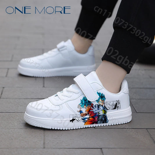 Dragon Ball Children's Print Shoes Hot Selling Goku Fashion Waterproof Breathable Wholesale Boys Girls Sneakers Size 28-40