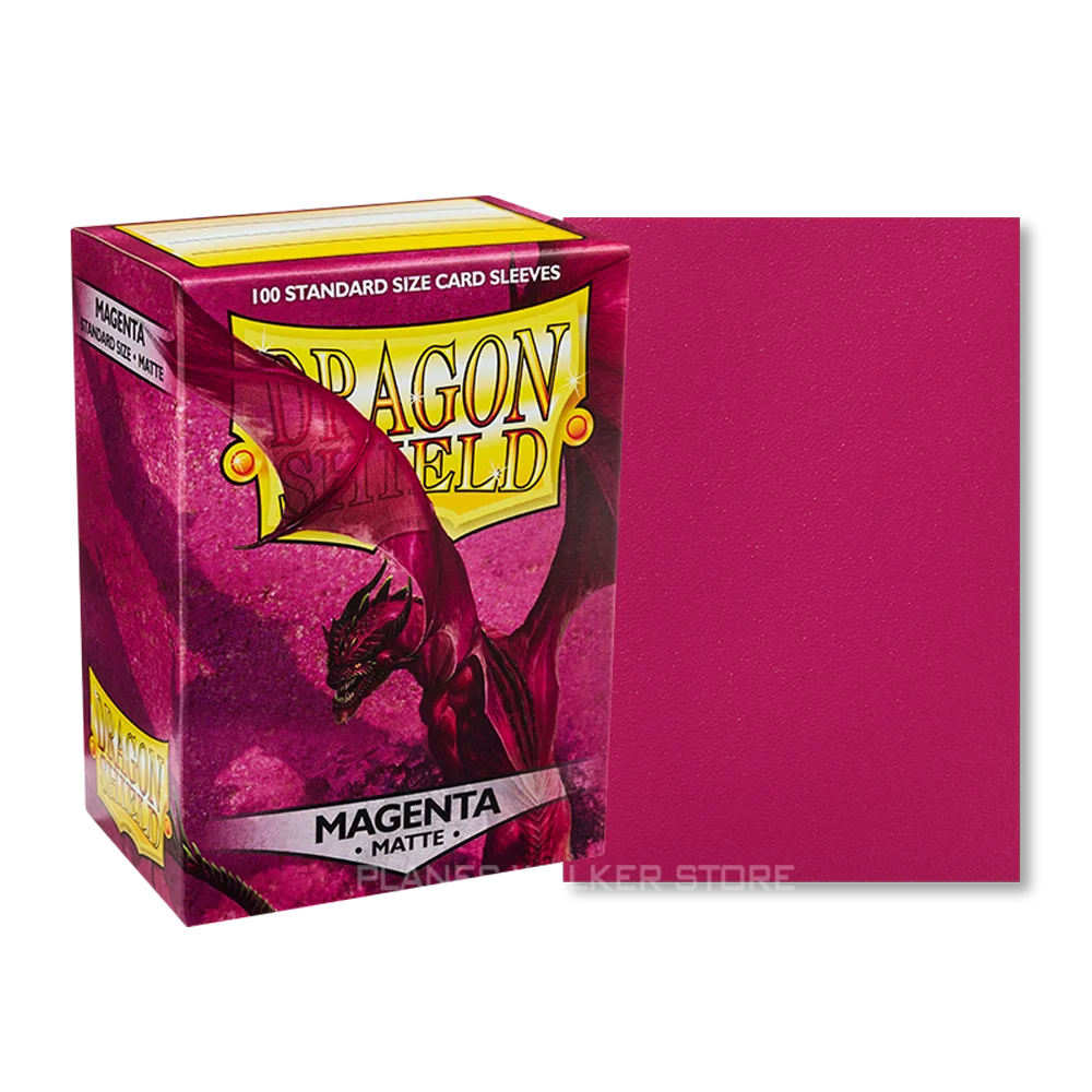 66X91mm 100 PCS/BOX Colorful Matte Cards Sleeves Dragon Shield Cards Cover Cards Protector for PKM/Star Reals Board Games