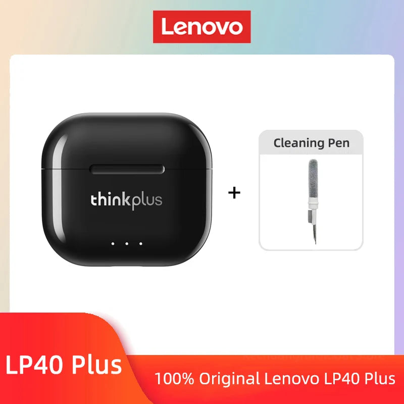 Lenovo LP40 II Earphones Original LP40 plus TWS Wireless Bluetooth 5.3 Headphones Sport Noise Reduction Touch Control Earbudss