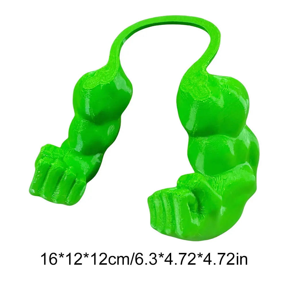 Cat Muscle Arms 3D Printed Cat Neck Arms with Muscles Superhero Cosplay for Party Halloween Birthday Costume Accessories