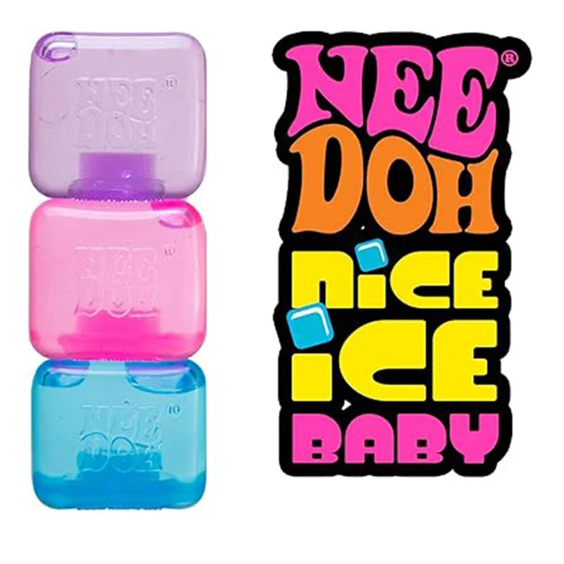 NeeDoh Jellyfish Ice Pop Cube Squishy Toy Stress Relief Toys Cute Healing Squishy Sensory Toys