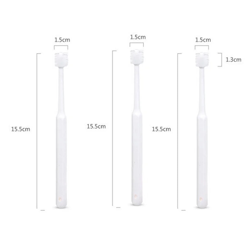360° Pet Toothbrush Cat Toothbrush Soft Brush for Dog Mouth Cleaning Brush Pet Dental Care Cat Tongue Sensory Cleaning Brush